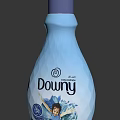 Downy Bathroom Small Item Blue Conditioner Bottle For Household Cleaning Use 3d model