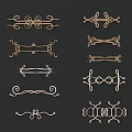 Collection of Elaborate Carved Patterns With Various Decorative Ornamental Design Styles