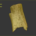 Artistic Decorative Ornament Set With Oracle Bone Inscriptions Ancient Chinese Characters Bone Craft Design