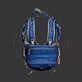 Lightweight Blue Deuter Backpack with Pink Accents for Outdoor Sports and Daily Activities