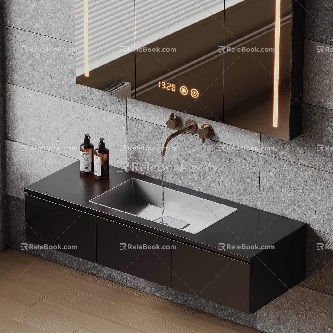 Modern sink 3d model