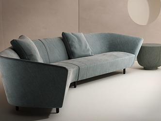 Modern shaped sofa 3d model