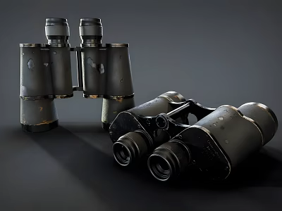 Modern Binoculars 3d model Modern Binoculars 3d model
