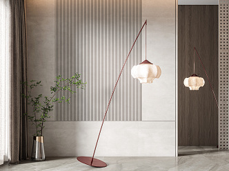 Modern floor lamp floor lamp combination 3d model