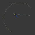 Smart Machine Robot With Mechanical Legs Antennas And Circular Dashboard In Starry Space