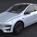 White Electric Car With Sleek Modern Exterior And Black Alloy Wheels