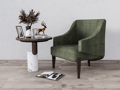 Modern Sofa Chair Leisure Chair 3d model