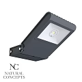 Black Outdoor Floodlight With Bright LED Bulb And Sturdy Mounting Bracket