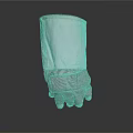 Gray Protective Work Gloves With Durable Fabric And Reinforced Fingers
