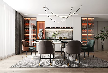 Modern Restaurant 3d model