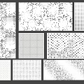 Wall Panels For Interior Decor With Different Dotted Patterns And Textured Designs