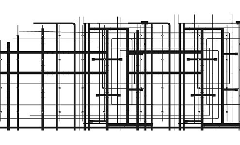 Industrial LOFT pipe ceiling 3d model