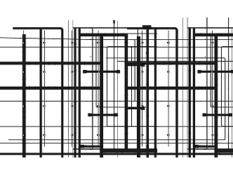 Industrial LOFT pipe ceiling 3d model