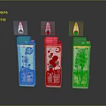 Lighter Disposable Lighter Mechanical Lighter Kerosene Lighter Windproof Lighter 3d model