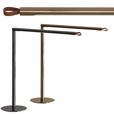 Modern Floor Lamp With Slim Metal Stand And Adjustable Arm Design 3d model