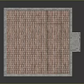Two Story Brick Building With Gray Accents Windows And Entrance Steps