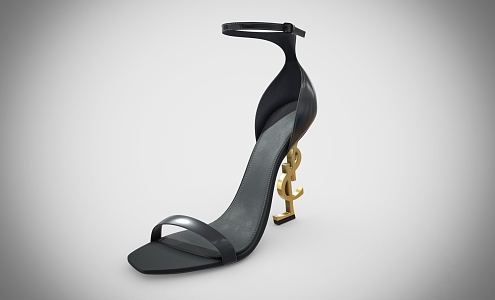 Women High Heels Leather Shoes Women Shoes 3d model