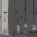 hanging teapot 3d model