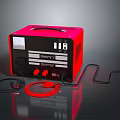 Henry's Red Portable Emergency Equipment With Power Cables And Flexible Hoses
