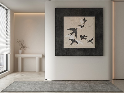 New Chinese Decorative Painting 3d model