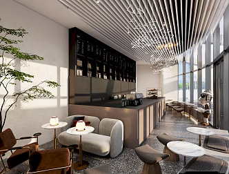 Cafe 3d model