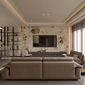 Modern Soft Fabric Sofa And Coffee Table Set For Elegant Minimalist Luxury Living Room