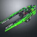 Green High Speed Racing Vehicle With NVIDIA RYZEN And Deadpool Livery Design