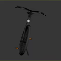 Modern Minimalist Bicycle With Sleek Frame Matte Gray Finish And Stylish Wheels