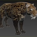 Realistic Prehistoric Reptile With Spotted Skin Sharp Teeth And Standing Posture In Natural Outdoor Environment
