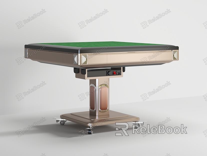 Electric folding mahjong table model