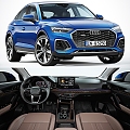 Audi Q5 car SUV SUV Audi Sportback 3d model