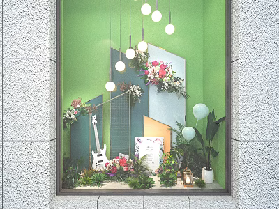 Modern Window 3d model