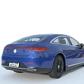 Blue Mercedes Benz Sedan Featuring Modern Sleek Exterior And Stylish Alloy Wheels