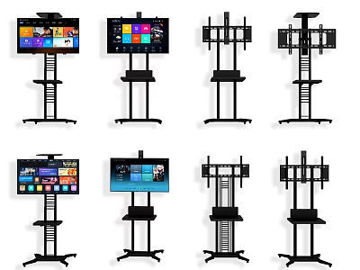 Adjustable Ergonomic Computer Monitor Stands With Various Styles For Desktop Use 3d model