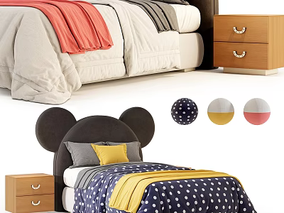 Children's bed 3d model