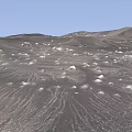 Sand mountain ground 3D model 3d model