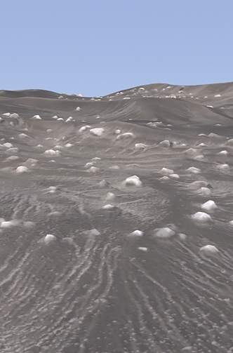 Sand mountain ground 3D model 3d model