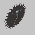 Game Movie Character Design With Skull And Flame Radiant Artwork Elements