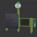 Outdoor Kids Educational Play Equipment With Writing Board Colorful Panel Buttons And Knobs