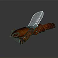 Handmade Damascus Steel Knife with Leather Wrapped Handle and Brown Leather Sheath