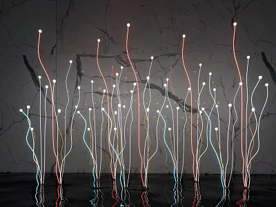 Modern landscape lamp 3d model
