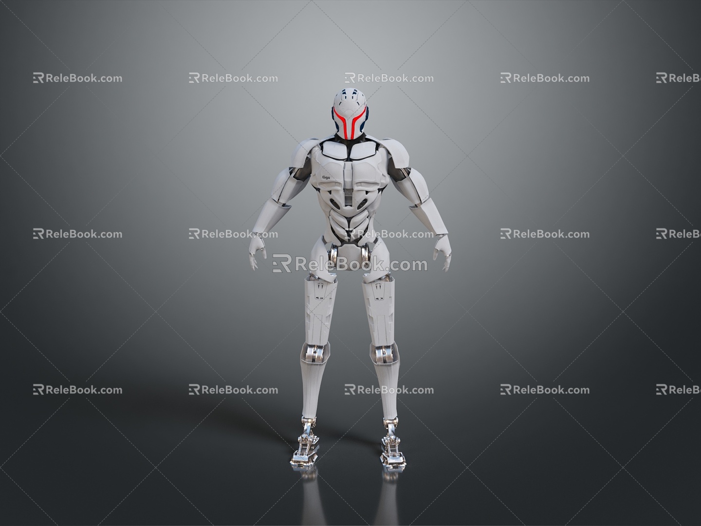 Mech Warrior Mech Soldier Machine Battlearm Mechanical Battlearm Machine Fighter Robot 3d model