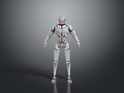 Mech Warrior Mech Soldier Machine Battlearm Mechanical Battlearm Machine Fighter Robot 3d model