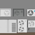 Air conditioner External unit Central air conditioner 3d model