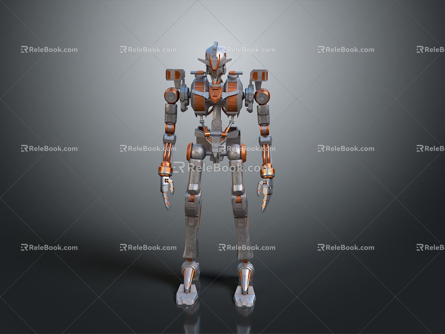 Robot Robot Assistant Small Robot Robot Butler Robot Butler Figure Game Figure 3d model