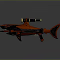 Unique Shark Shaped Water Vehicle With Red Black Design And Telescope Feature