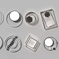 modern ceiling lamp living room ceiling lamp square ceiling lamp 3d model