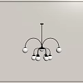 The ancient chandelier 3d model
