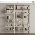 Modern Bookshelf 3d model