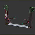 Benchmark Fitness Squat Rack With Adjustable Support Bars And Steel Frame
